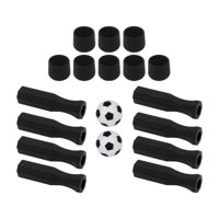 Magideal - Manijas Para Mesa De Futbolín, Extremos De Varilla, Componentes De Mantenimiento Para Juegos De Fútbol, Accesorios De Extremo Con 2 Bolas De Repuest
