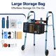 thumbnail image 3 of Andador HOLYHEAL Plegable de Aluminio, Capacidad 158 kg, Azul, 3 of 9