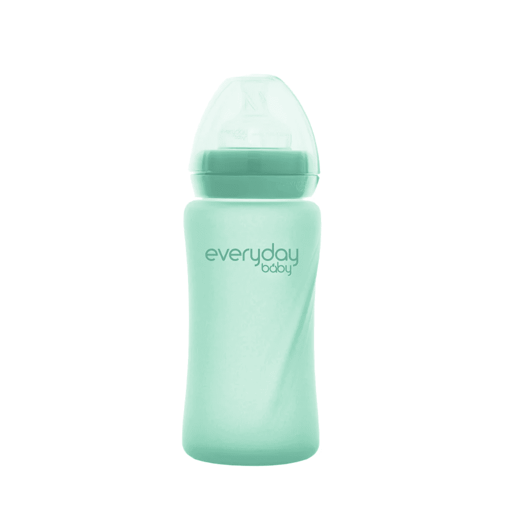 Everyday Baby - Mamadera De Vidrio Healthy 240 Ml Verde