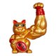thumbnail image 3 of Brazo Musculoso Chino Lucky Cat Figurilla Fortune Brazo Que Agita Para Coche Gold 1, 3 of 5