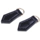 thumbnail image 4 of 2 piezas de cuero con cremallera etiquetas Fixer Pull Replacement DIY Wallet monedero negro, 4 of 5