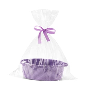 Bothyi - Cesta Tejida Pequeña Para Juguetes De Mascotas, Cesta De Regalo Para Decoración Del Hogar, Cesta Para Almacenamiento, Boda, Color Morado