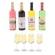 thumbnail image 1 of 1/12 4set Dollhouse Miniatura Botellas De Vino Champagne Bebidas Botellas Tazas, 1 of 3