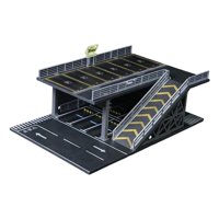 Magideal - Diorama De Estacionamiento Escala 1/64 Modelo De Escena En Miniatura Vitrina De Exhibición Y Organizador De Coches De Pvc Adecuado Para Colección Y D Estilo A