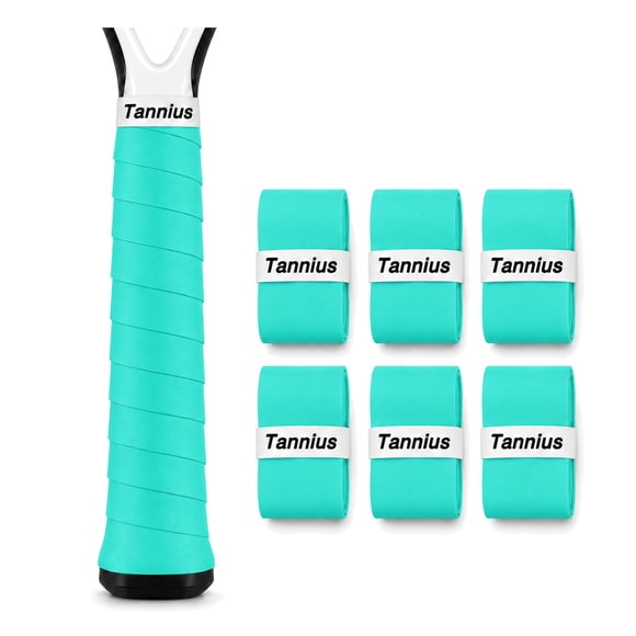 Cinta de agarre para raqueta de tenis Tannius Dry Feel (Azul huevo de codorniz)