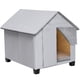 thumbnail image 1 of Caseta para perros al aire libre SHINEBBYS plegable y elevada para perros medianos, 1 of 6
