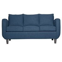 Ruzam Mobel - Sofá 3 Cuerpos Cronos Azul