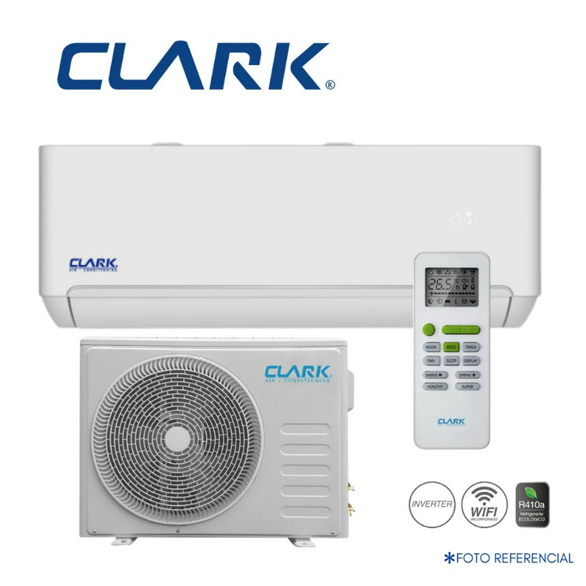 Aire Acondicionado Split Muro Inverter 9.000Btu/Hr.