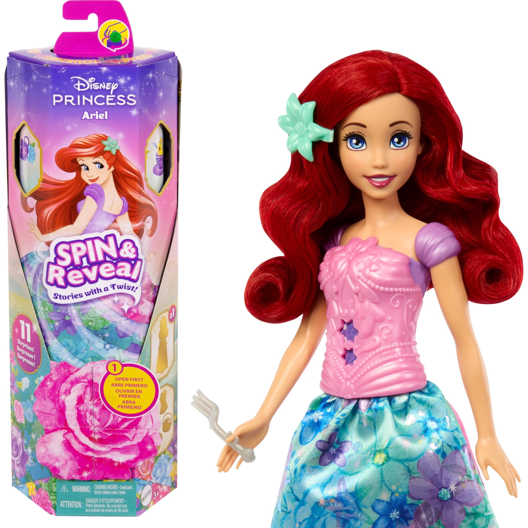 Disney Princesas - Disney Princesa Ariel Spin And Reveal