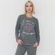 thumbnail image 3 of Pijama Mujer Algodón Gris Corona, 3 of 5
