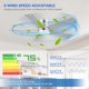 thumbnail image 2 of Ventilador de Techo Ayaoty SY8888 48IN Bajo Perfil LED, 2 of 3