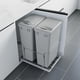 thumbnail image 4 of Cubo de basura Dowell Kitchen & Bath 47 L gris – paquete de 10, 4 of 8