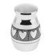 thumbnail image 2 of corazón patrón acero inoxidable cremación urna ceniza memorial recipiente tama?o m, 2 of 3