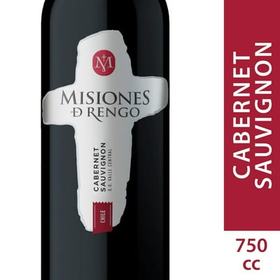 Vino Tinto Cabernet Sauvignon Botella 750 Ml Misiones De Rengo
