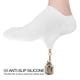 thumbnail image 4 of Mocasín invisible para mujer No Show Socks Wernies, plano, blanco, 4 of 7