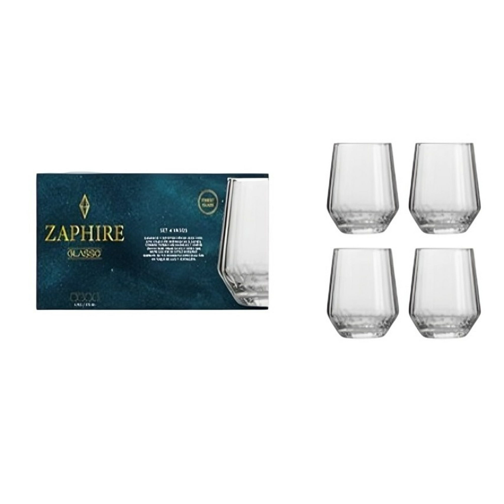Set 4 Vasos 370 Ml Zaphire Glasso
