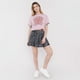 thumbnail image 4 of Polera Mujer Fun Manga Corta Crop Rosa Corona, 4 of 5