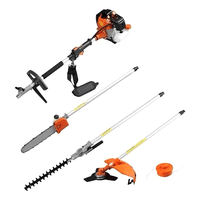 Orilladora Fumigadora 5 En 1 Erux Motor 52Cc, Profesional Naranja