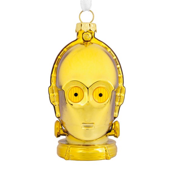 Casco C-3PO con adorno navideño Hallmark Star Wars