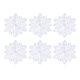 thumbnail image 3 of Mesa De Comedor Hueca De 6 Piezas Placemat Anti-Scalding Para La Boda Halloween Dining Silver, 3 of 5