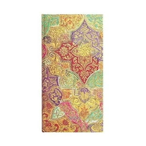 Paperblanks - Agenda 2022 Bavarian Wild Flower Slim Tapa Dura Semana A La Vista