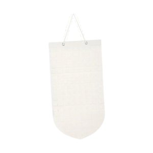 Ioensy - Organizador De Broches Colgantes De Fieltro Para Colección, Decoración Del Hogar, Para Mujeres Y Hombres, Color Blanco