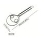 thumbnail image 3 of 1pc, Danish Dough Whisk, Stainless Steel Dutch Style Bread Dough Mixer With Iron Handle, Portable Egg Beater Pastry Dough Blender Kitchen Baking Tools, 3 of 4