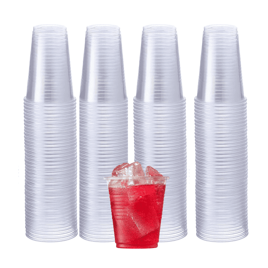 Genérica - Vasos Desechables 10oz Plástico Pack 100und Cotillón