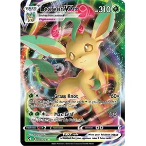 Carta Coleccionable Pokémon Leafeon Vmax 008/203 Ultra Rare