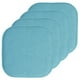 thumbnail image 1 of Cojín para silla Sweet Home Collection, espuma viscoelástica, 40 x 40 cm, color verde azulado, 1 of 3