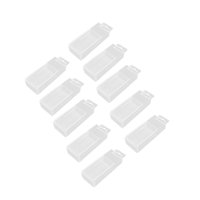 Magideal - Caja De Almacenamiento De Brocas De 10 Piezas, Caja De Fresado De Taladros, Caja De Brocas Helicoidales Telescópicas, Accesorios Para Grifos, Embalaje 76 Mm 13 Mm