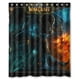 thumbnail image 1 of Cortina de ducha de World of Warcraft, juego de cortina de baño con ganchos, tamaño 60 x 72 pulgadas, 1 of 3