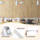 thumbnail image 4 of Cinta de película de poliéster metalizada Uxcell, cinta decorativa metálica para detalles de pared de acento plateada 0.2 in, 4 of 6