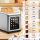 thumbnail image 2 of Toaster Clixane, pantalla táctil de 2 cortes, acero inoxidable, 8 pantallas, 2 of 9