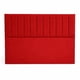 thumbnail image 1 of Respaldo 2 Plazas Rojo Línea /Tubular Felpa Suave Premium, 1 of 3