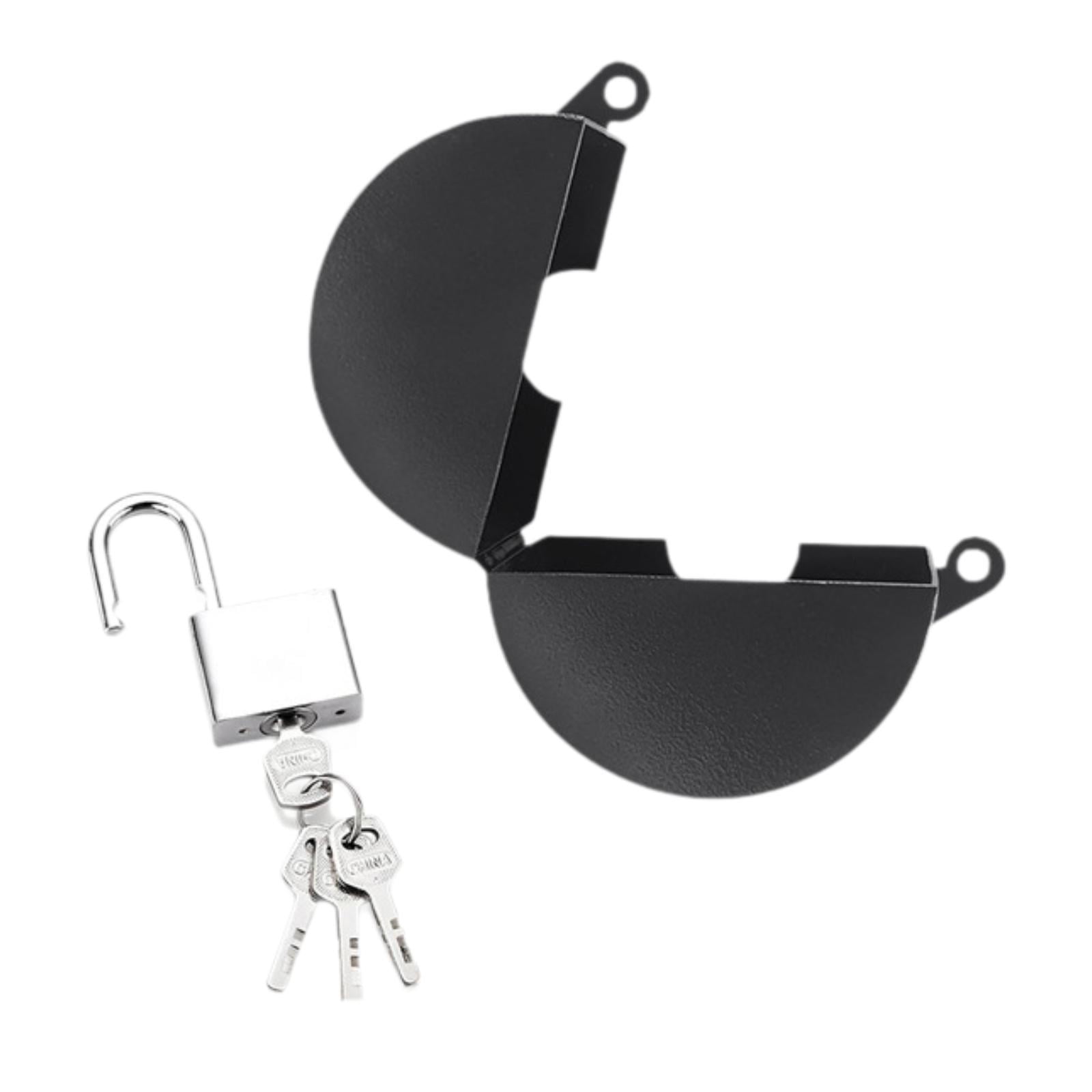 Bothyi - Alquiler De Cubiertas Para Cerraduras De Manijas De Puertas Dispositivo De Bloqueo De Manijas De Puertas Con Candado Para El Hogar