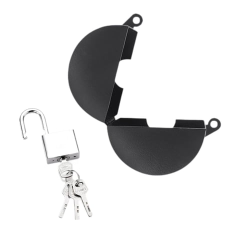 Bothyi - Alquiler De Cubiertas Para Cerraduras De Manijas De Puertas Dispositivo De Bloqueo De Manijas De Puertas Con Candado Para El Hogar