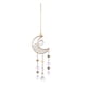 thumbnail image 2 of Luna Colgante Wind Chime Rainbow Maker Colgante De Pared Estética Suncatcher Luna Blanco, 2 of 5