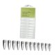 thumbnail image 4 of 240 Uds Puntas De U?as Manicura Artificial Elegante Portátil Para Práctica En El Hogar Regalo Gota De Agua Esmerilada, 4 of 5