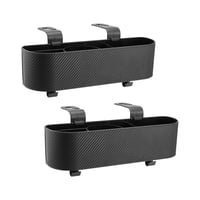 Magideal - Organizador De Asiento Trasero De Coche, Caja De Almacenamiento Con Gancho Para Bebidas, Soportes Universales Para Teléfono, Accesorios Duraderos Para , Par