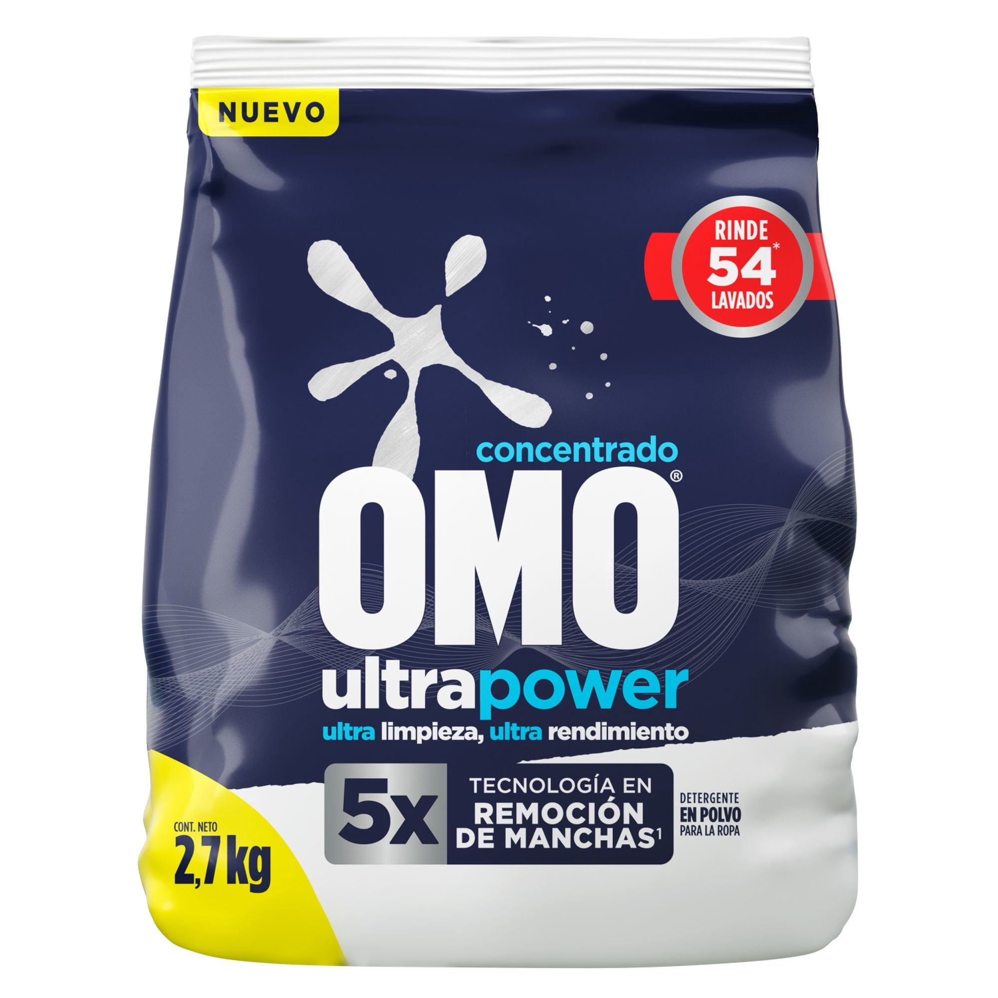 Omo - Detergente En Polvo Ultra Power Bolsa