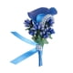 thumbnail image 4 of Boda Boutonniere Novia Broche Traje Pin Para Boda Eventos Del Día De San Valentín Azul, 4 of 5