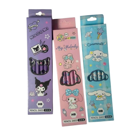 Lapices Grafito Hb pack de 3 cajas de 12 unidades cada caja