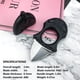 thumbnail image 2 of Navaja fija ultrapequeña de 2 cm de acero inoxidable 440C con mango de ABS, minicuchillo EDC para collares, ideal para cortar regalos y colecciones (negro), 2 of 7