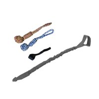 Ioensy - Perro Al Aire Libre Bungee Colgante Juguete Interactivo Durable Tugger Tether Tug Juguete Gris