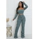 thumbnail image 4 of Conjunto de Jeans Elástico con Hombros Descubiertos, 4 of 5