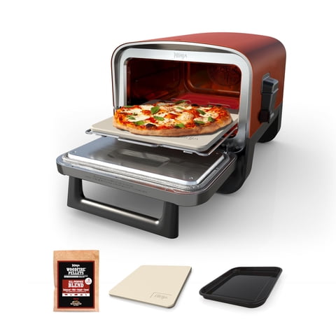Ahumador Para Barbacoa Woodfire Pizza Oven Ninja 8 En 1 Para Exteriores, 700 °F