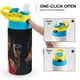 thumbnail image 4 of Michael Jackson Botella de Agua con Tapa Pop Top de Un Toque, Acero Inoxidable, a Prueba de Fugas, para Deportes, Botella Infantil azul 12 oz, 4 of 6