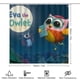 thumbnail image 2 of Juego de Cortina de Ducha 4 Piezas Eva la Lechuza Desmarcar, 2 of 6