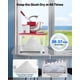 thumbnail image 4 of Trituradora de hielo comercial VEVOR 300 kg/h eléctrica 350 W roja, 4 of 9